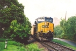 Rear DPU on loaded coal train